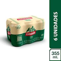 Cerveza CUSQUEÑA Trigo Pack 6 Lata 355ml